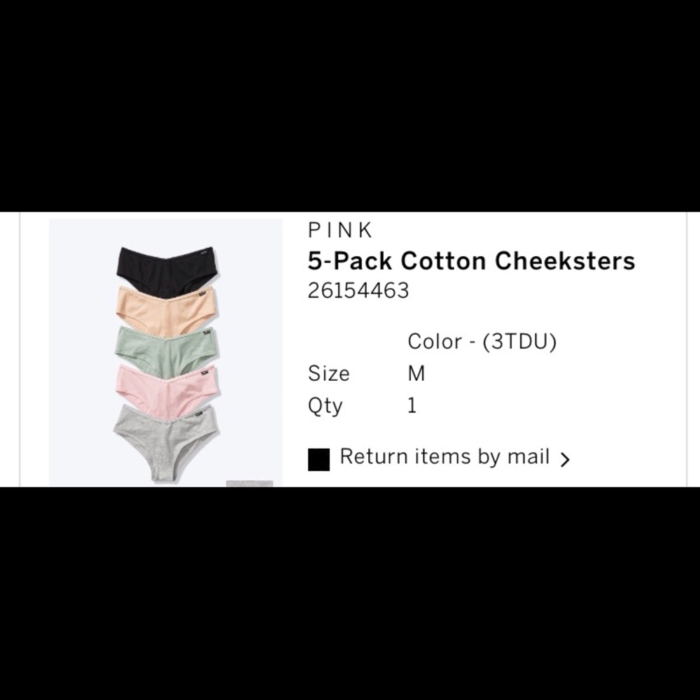 PINK panty pack.